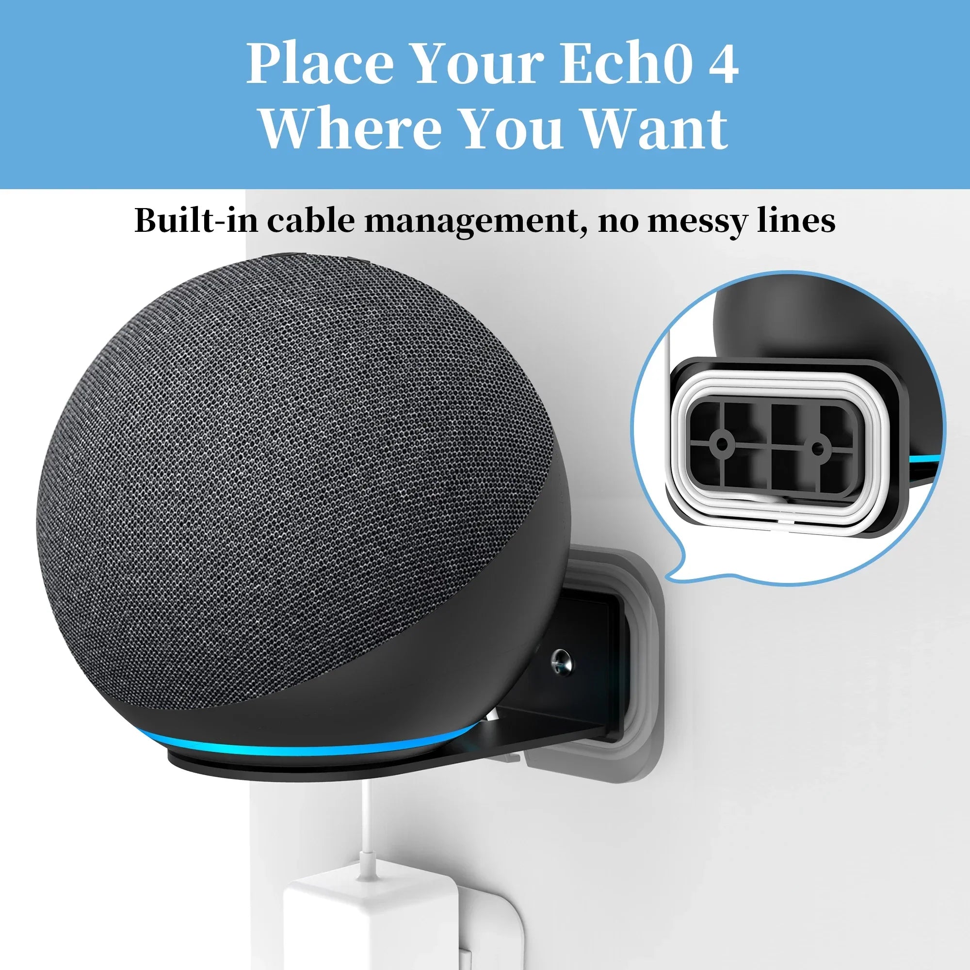 HomeMount Wall Mount For Alexa Echo 