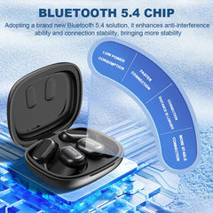 Lenovo Erazer XP2 Wireless Headphones Color Touch Screen OWS Earphone Bluetooth 5.4 Support TF Card 8 Hours Long Battery Life