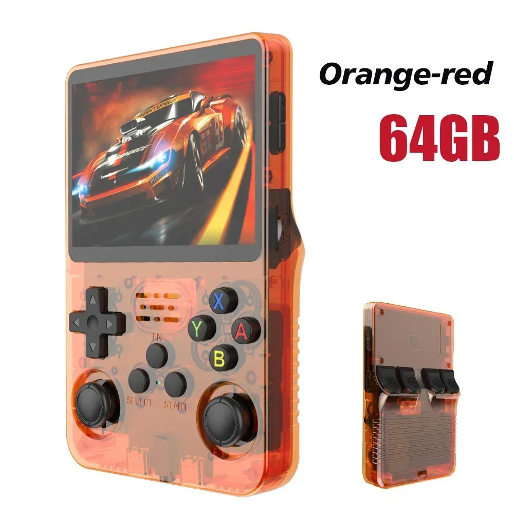 BOYHOM NEW R36S Retro Video Game Console Linux System 3.5 Inch IPS Screen Portable Pocket Player 64GB 128G Games best Kids gifts