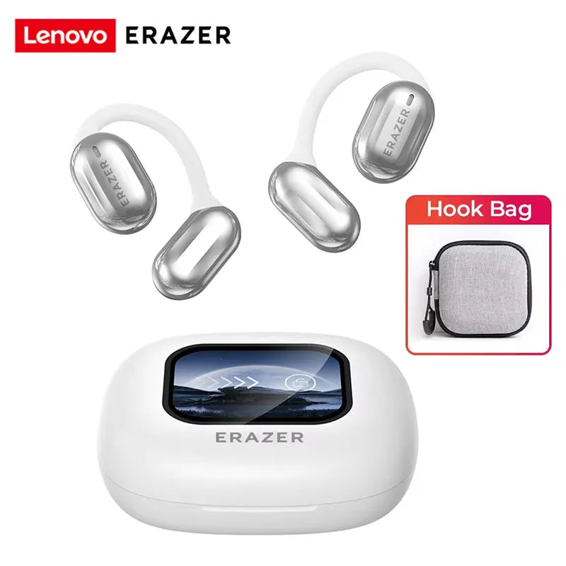 Lenovo Erazer XP2 Wireless Headphones Color Touch Screen OWS Earphone Bluetooth 5.4 Support TF Card 8 Hours Long Battery Life