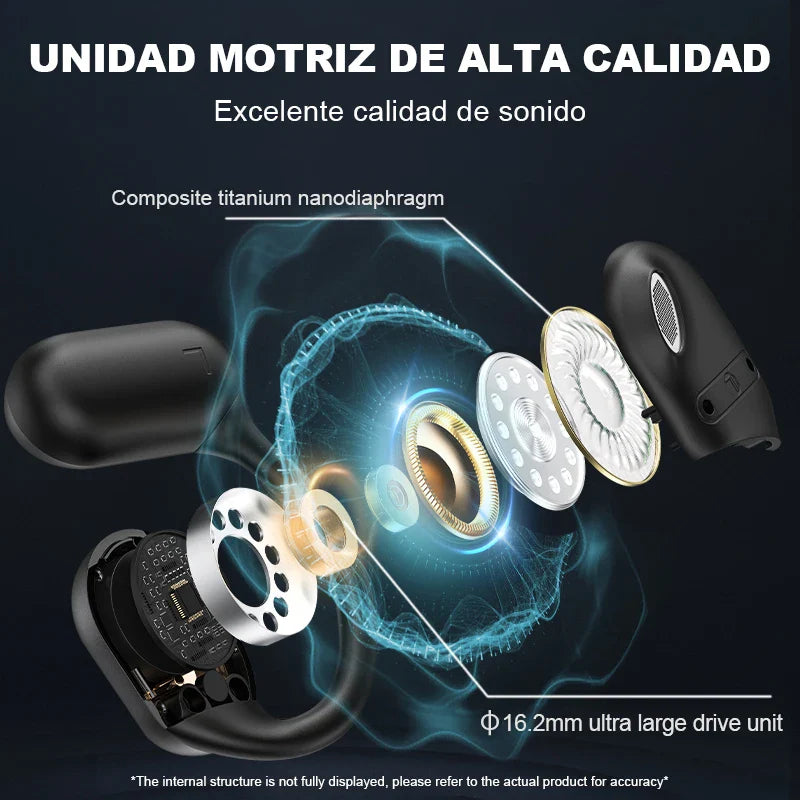 Lenovo Erazer XP2 Wireless Headphones Color Touch Screen OWS Earphone Bluetooth 5.4 Support TF Card 8 Hours Long Battery Life