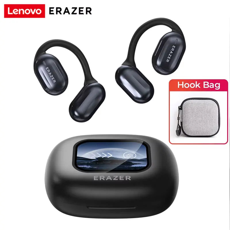 Lenovo Erazer XP2 Wireless Headphones Color Touch Screen OWS Earphone Bluetooth 5.4 Support TF Card 8 Hours Long Battery Life