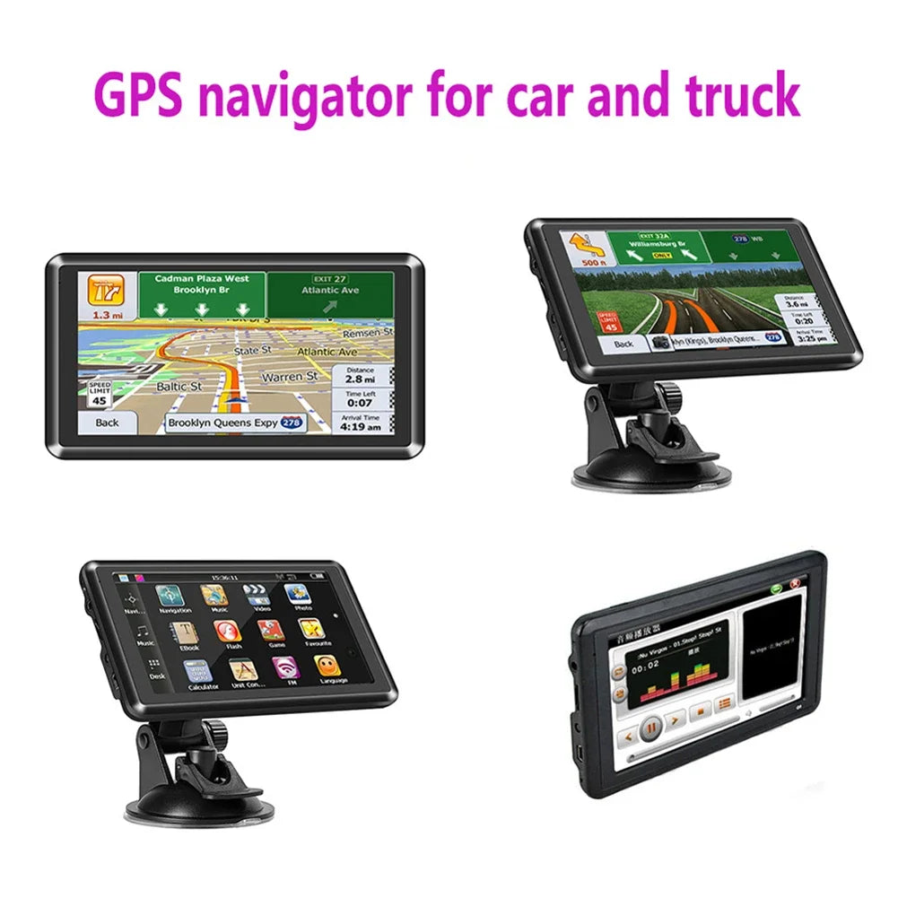 5 Inch Car GPS Navigation HD Touch Screen FM 