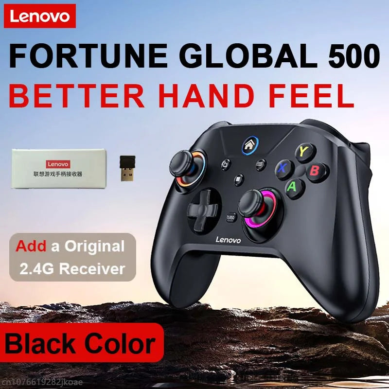 New Lenovo S02 Wireless Bluetooth RGB Controller for Nintendo Switch OLED/Switch Lite/PC/Mobile Gamepad Multi-Function Joystick