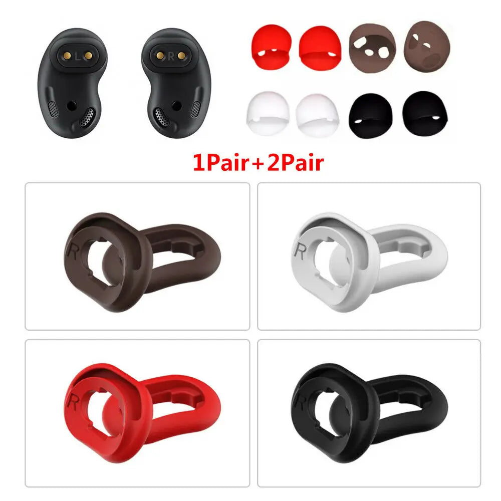 For Samsung Galaxy Buds Anti-Slip Earbuds Ear Skins Silicone Adapter Ear Wing Tips for Galaxy Buds Replacement Rubber Eartips