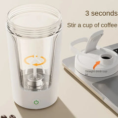 Electric Coffee Blender Electric Shaker Cup Mini Portable Sports Water Bottle Car Insulated Coffee Cup Rechargeable Shake Cup