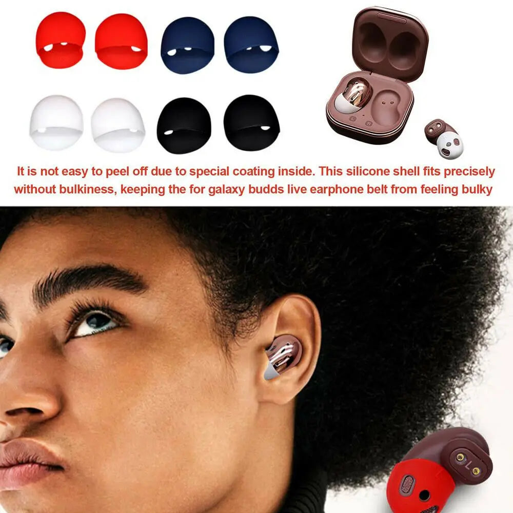 For Samsung Galaxy Buds Anti-Slip Earbuds Ear Skins Silicone Adapter Ear Wing Tips for Galaxy Buds Replacement Rubber Eartips