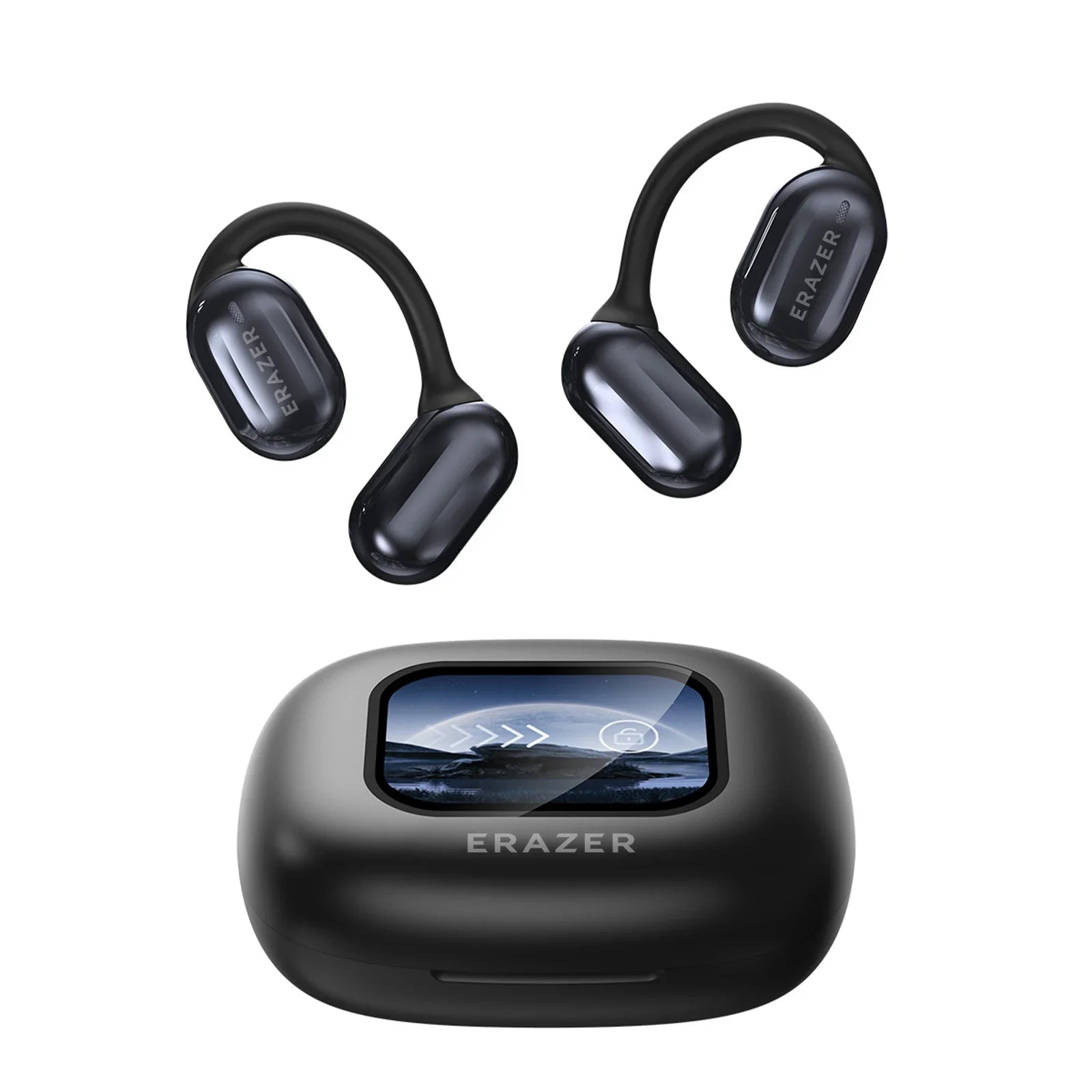 Lenovo Erazer XP2 Wireless Headphones Color Touch Screen OWS Earphone Bluetooth 5.4 Support TF Card 8 Hours Long Battery Life