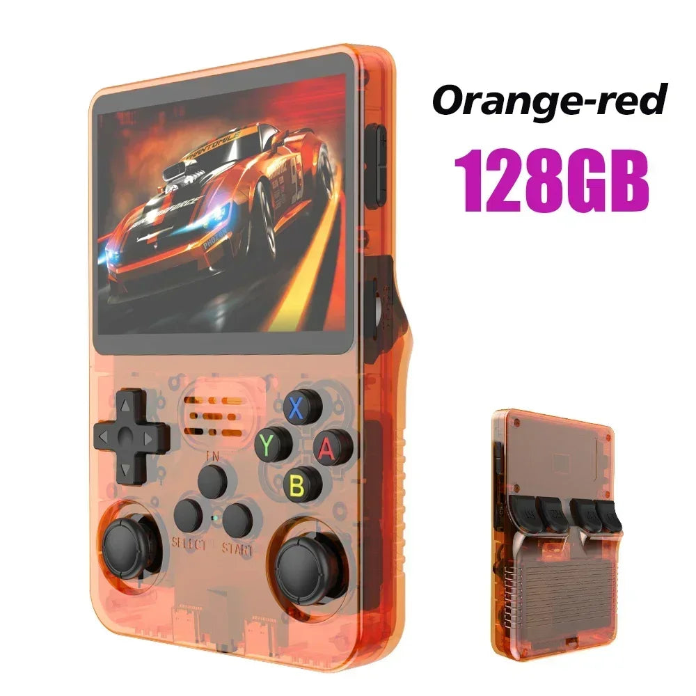 BOYHOM NEW R36S Retro Video Game Console Linux System 3.5 Inch IPS Screen Portable Pocket Player 64GB 128G Games best Kids gifts