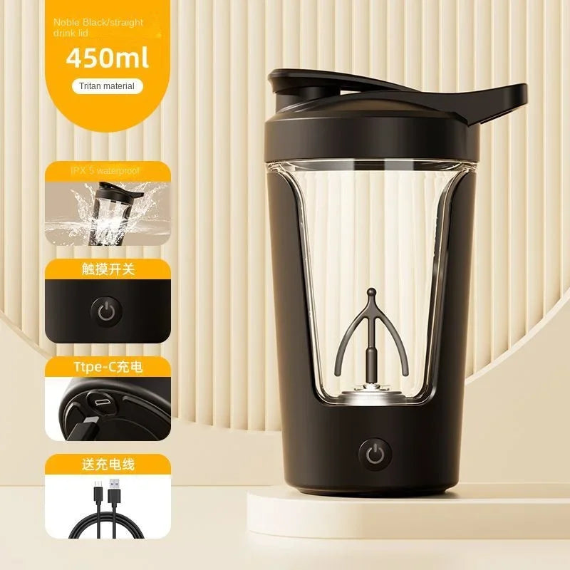 Electric Coffee Blender Electric Shaker Cup Mini Portable Sports Water Bottle Car Insulated Coffee Cup Rechargeable Shake Cup