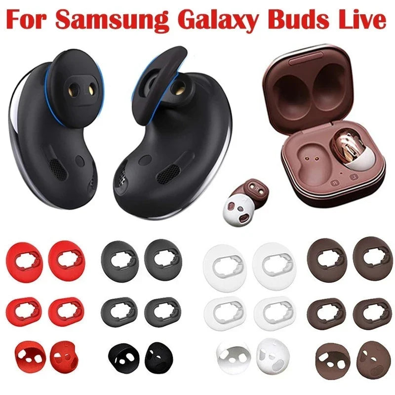 For Samsung Galaxy Buds Anti-Slip Earbuds Ear Skins Silicone Adapter Ear Wing Tips for Galaxy Buds Replacement Rubber Eartips