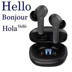 144 Languages Real Time Translator Earbuds 4 Translation Mode Wireless BT Translation Earphones Noise Cancelling IPX6 Waterproof